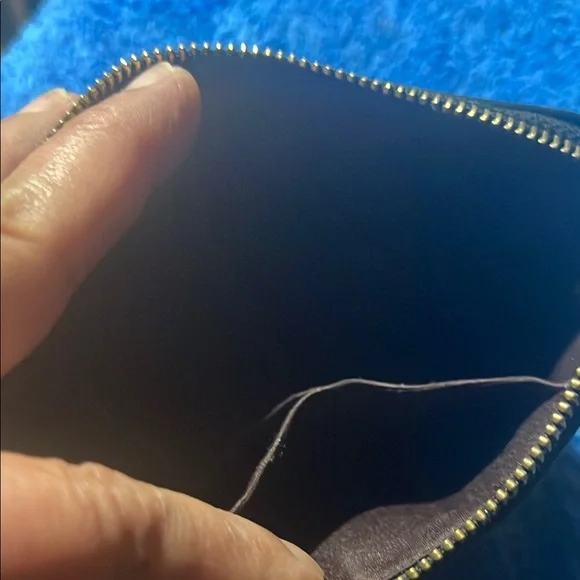 Coach Black Embossed Leather Wallet - Picture 3 of 5